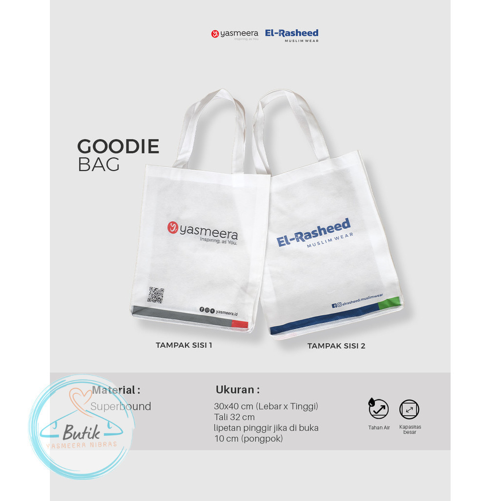 

BYN - Goodiebag Premium Tebal by Yasmeera / Goodie Bag / Tas Kain
