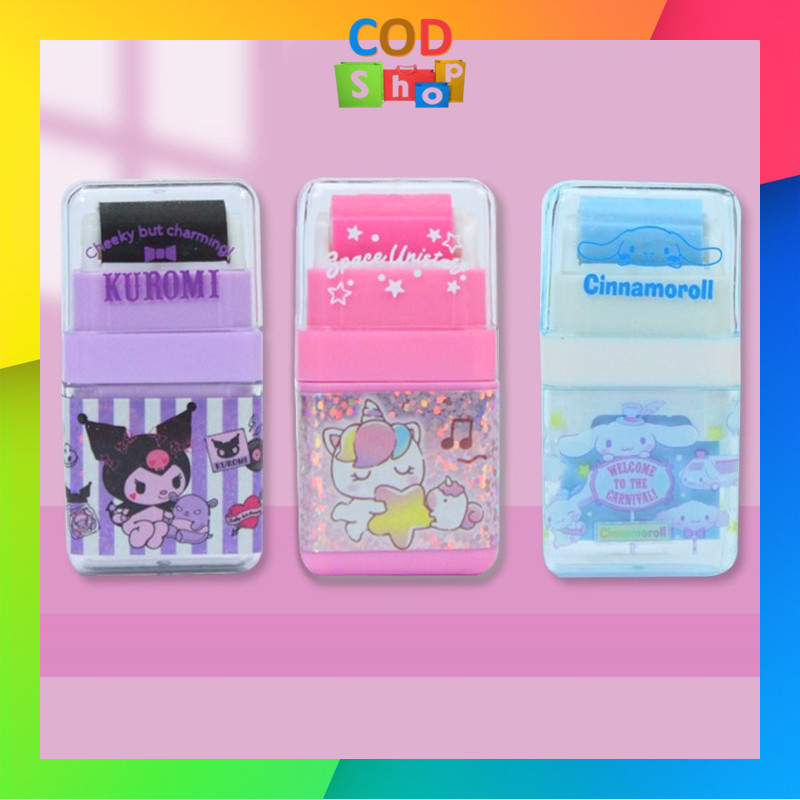 

COD - S6402 Clean Eraser + Roller / Penghapus Motif Karakter Lucu / Penghapus Unik Anak Sekolah