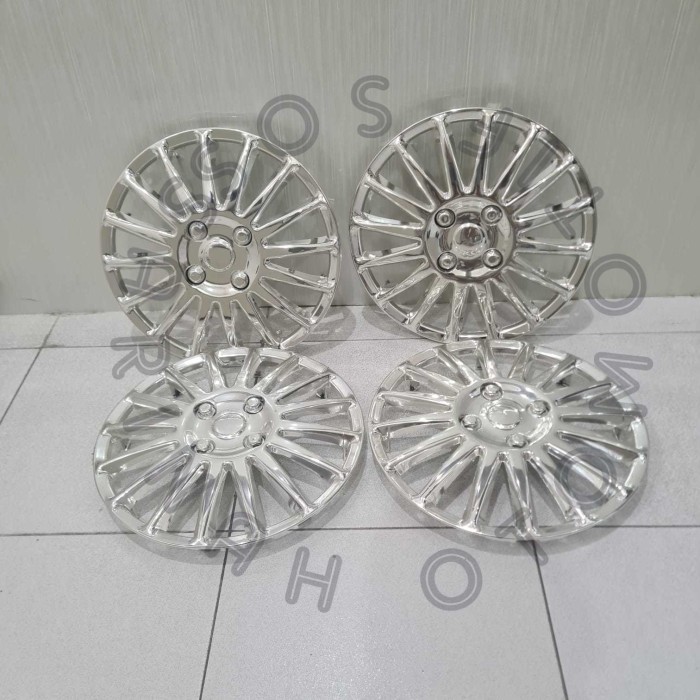 Wheel Dop Cover Velg Mobil Ring 14 CHROME
