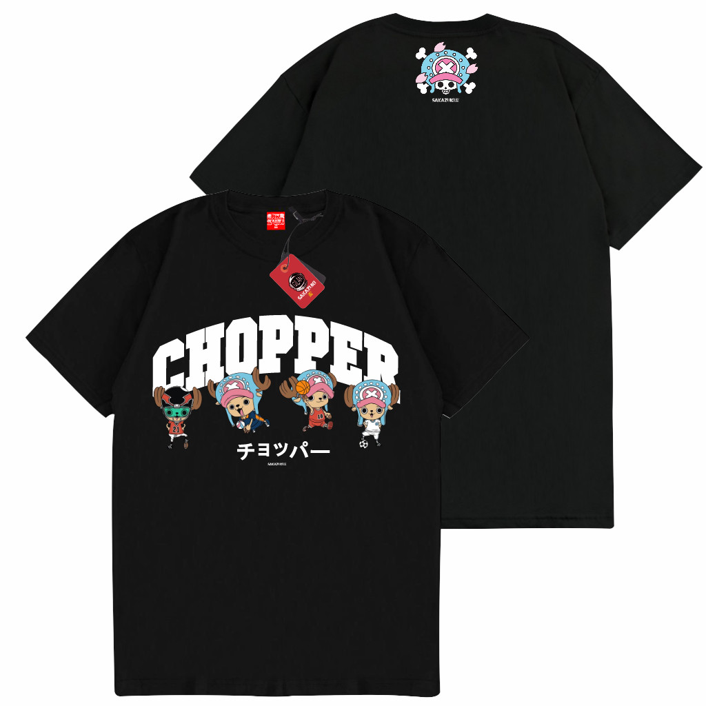 V-ChangeSAKAZUKI Kaos Baju  Pria Wanita T shirt Cowok Cewek Cotton Combed  Tshirt Baju Hitam Unisex 