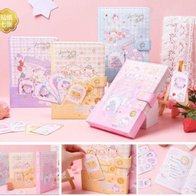 

Journamm.id Magnetic Notebook Dessert Bunny / Diary Jurnal agenda Buku tulis
