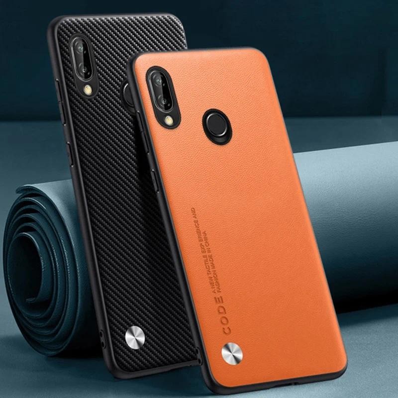 Untuk Huawei Pura 70 Pro Ultra Nova 3 3i 13i 13 Pro Nova3 i case Serat Karbon Kulit Silikon Perlindu