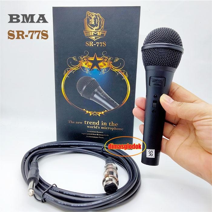 Mic BMA SR77S Microphone Kabel BMA Mik Pegang BMA SR 77s Kabel Panjang bma sr77s