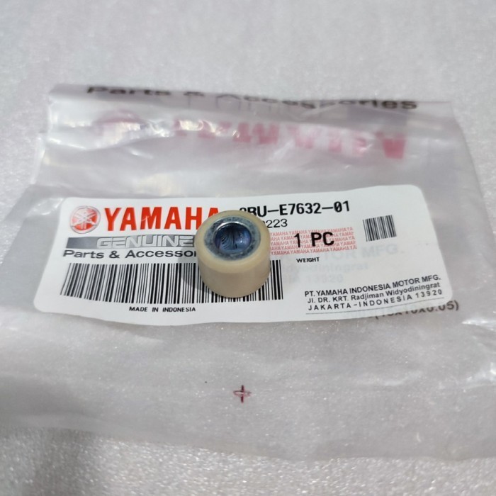 WEIGHT ROLER ROLLER 8 GRAM XRIDE X RIDE 115 MIO J SOUL GT ORIGINAL YAMAHA 2BU-E7632-00