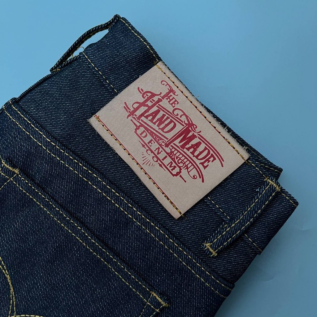 Jeans Denim Mentah Pria 15oz Unsanforized ROLSS Denim Fading Original