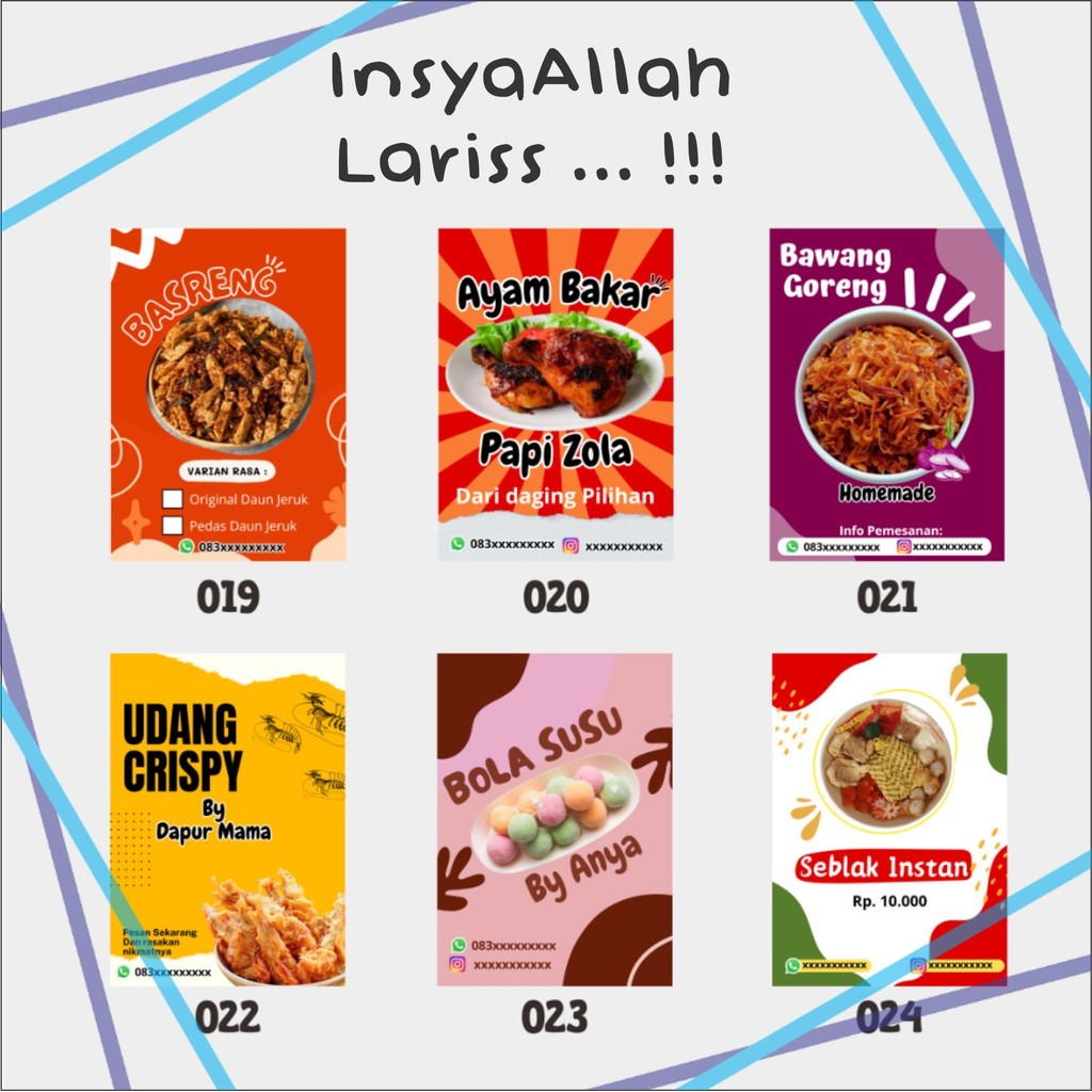 

Sticker bontac Kromo kotak cetak label makanan Label produk Label Kemasan sticker label JAYAPRINT
