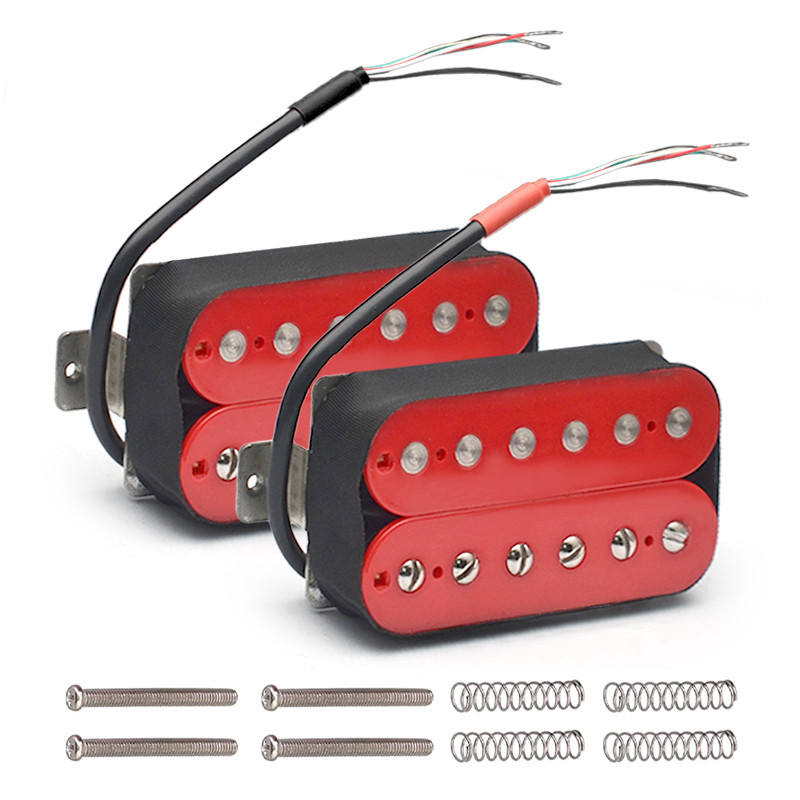 Alnico 5 Electric Guitar Pickup Humbucker Double Coil Pickup Alnico V Guitar parts Red