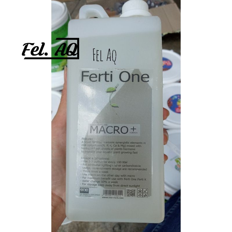 Ferti One Macro Pupuk Cair Aquascape 500ml 1 liter Aquarium