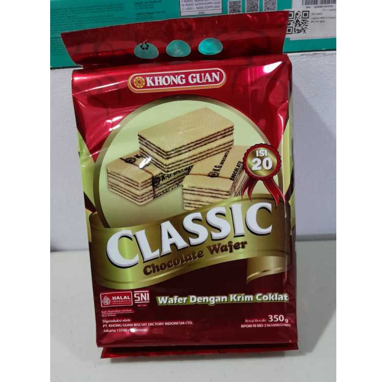 

Khong Guan Wafer Classic Coklat 350 gr