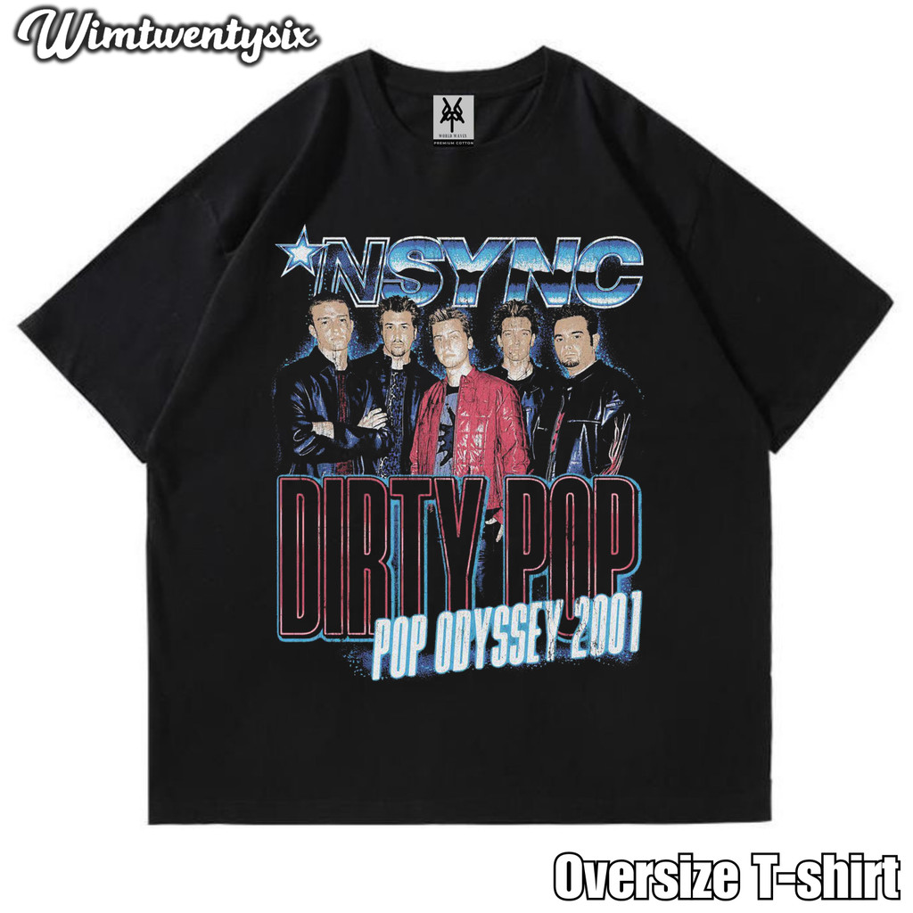 KAOS OVERSIZE | VINTAGE | T-SHIRT OVERSIZE | KAOS NSYNC POP ODDYSEY