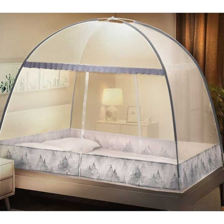 Faroot Jaring Anti Nyamuk Kelambu Kasur Tempat Tidur 150x200cm - A76 | Dekorasi Ruang Kamar Tidur Ru