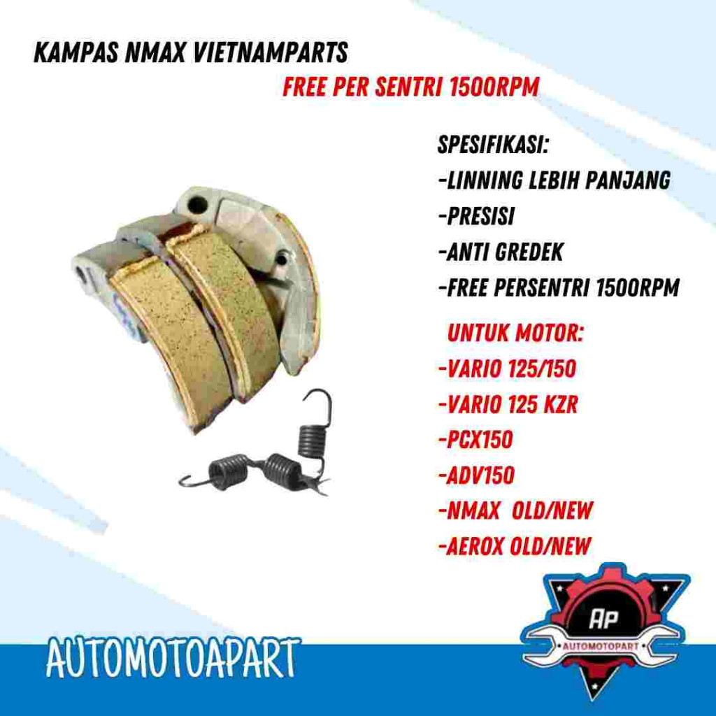 KAMPAS GANDA NMAX PNP VARIO 125 DAN PCX KAMPAS GANDA VARIO MANGKOK KAMPAS GANDA NMAX MANGKOK KAMPAS 