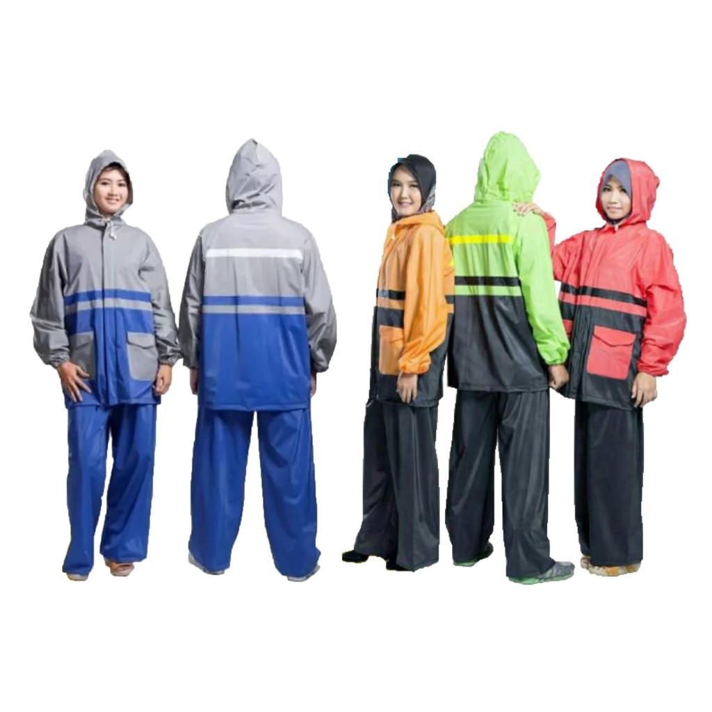 Jas Hujan Setelan Dewasa Kombinasi A - IBEX