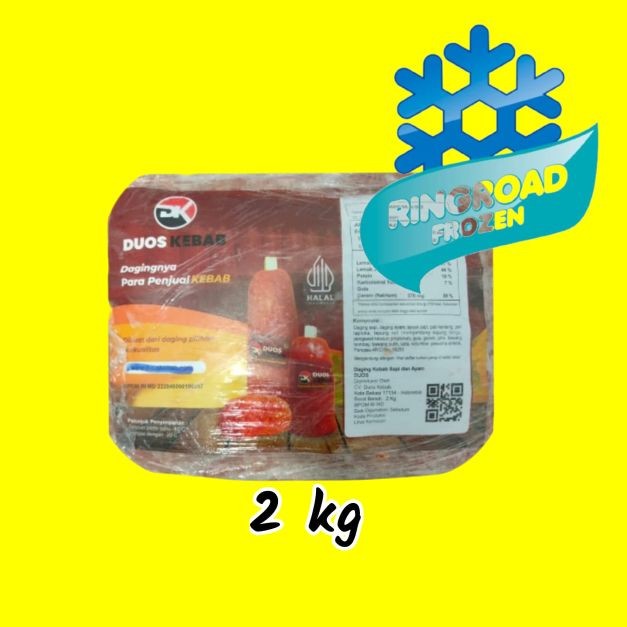 

DUOS KEBAB DAGING SAPI DAN AYAM 2 KG SUPER - TANPA TIANG