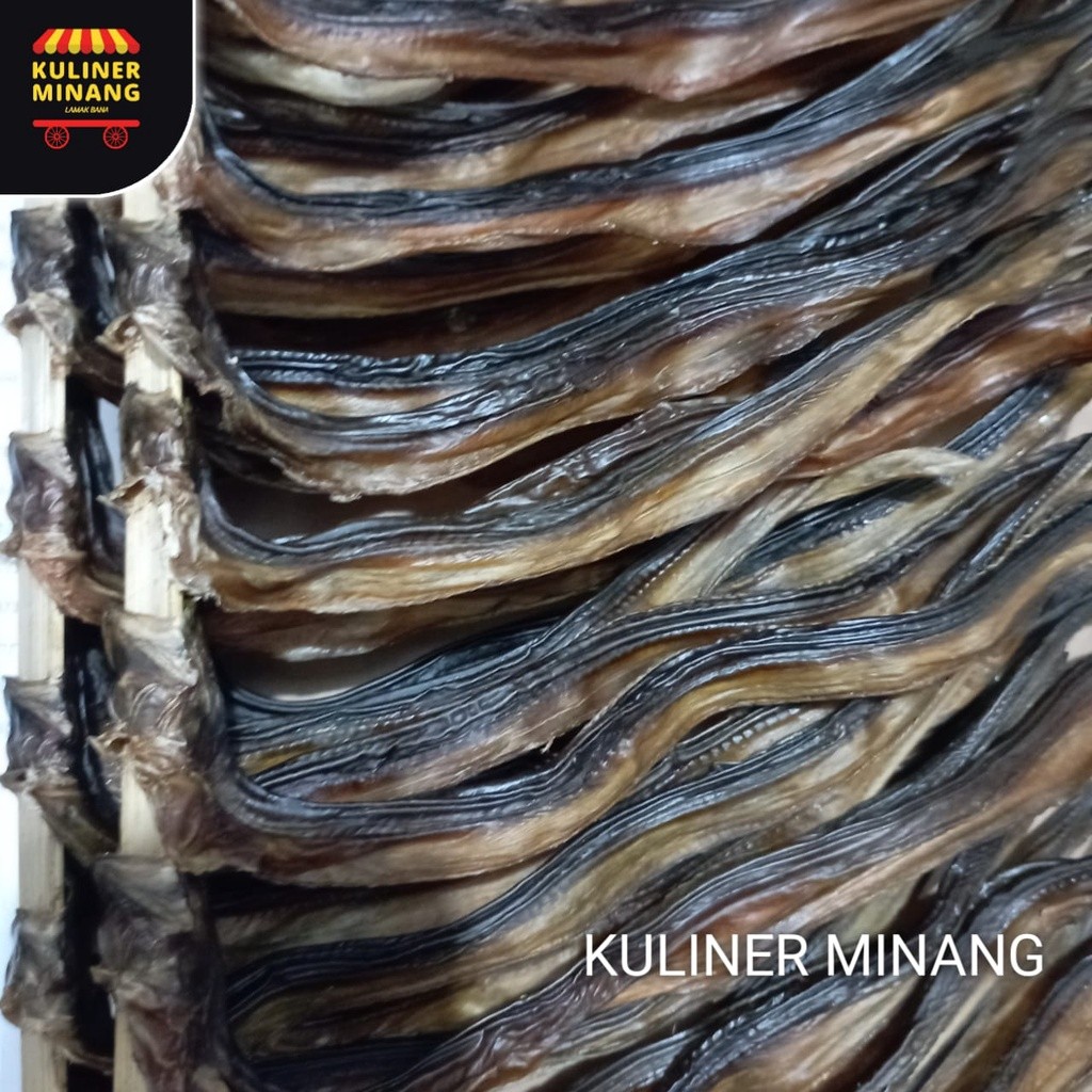 

Kuliner Minang Belut Super Kering Extra Besar 20 ekor Oleh-Oleh Cemilan Makanan Khas Payakumbuh Padang Asli Jajanan Snack Kampung Kabau AX00
