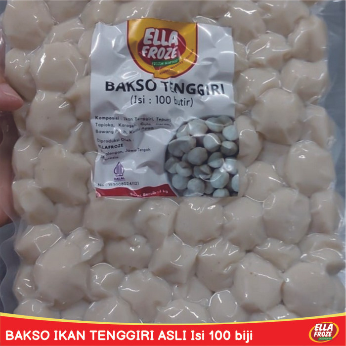 

Bakso Ikan Tenggiri (ASLI) isi 100 biji