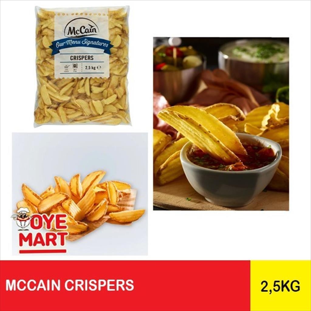 

MCCAIN CRISPERS 2,5KG / KENTANG GORENG BEKU