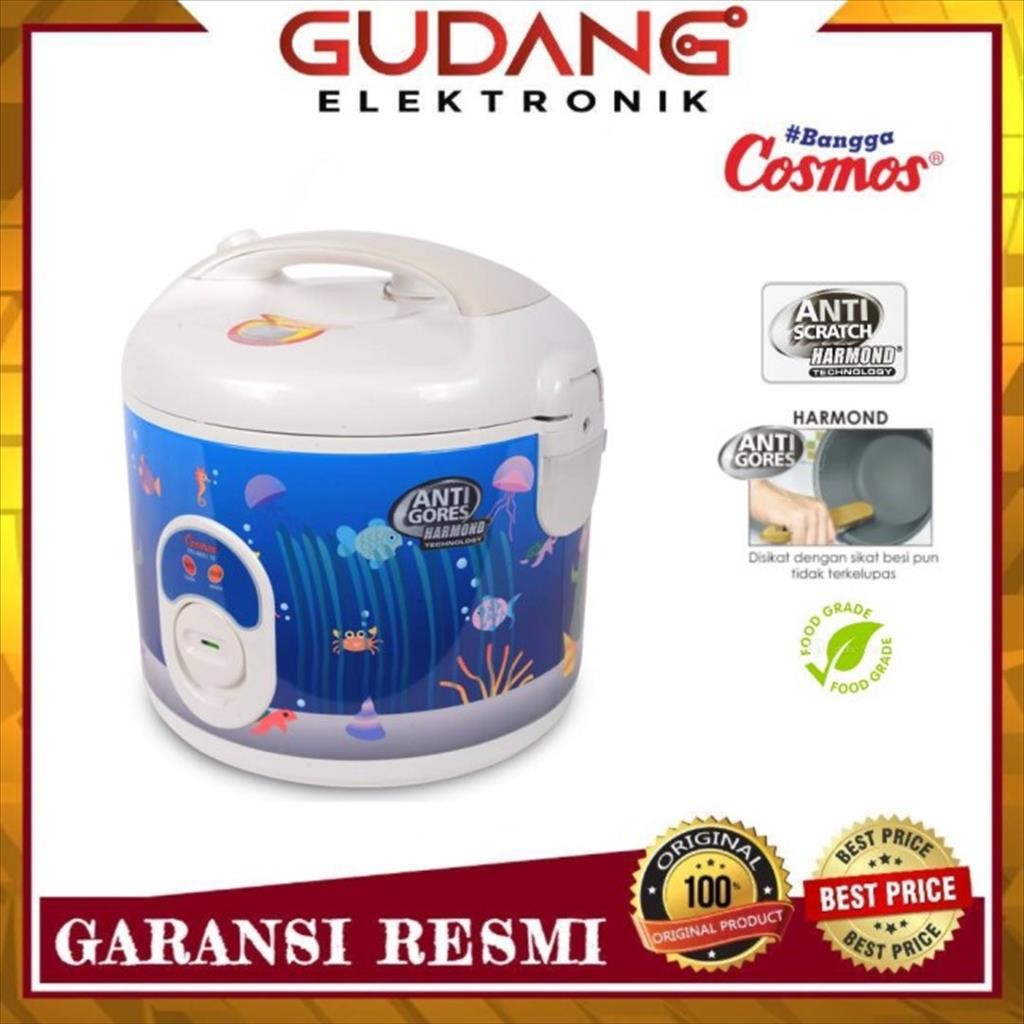 COSMOS MAGIC COM CRJ 6031 RICE COOKER HARMOND ANTI GORES CRJ-6031