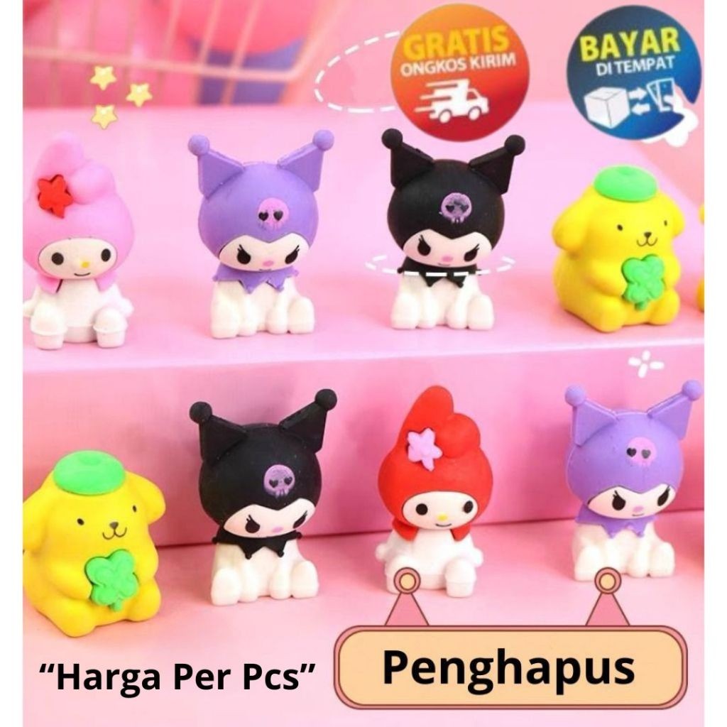 

GOKIDO - KP156 PENGHAPUS PENSIL KARAKTER SANRIO LUCU PENGHAPUS KARAKTER LUCU ANAK SEKOLAH ALAT TULIS SEKOLAH
