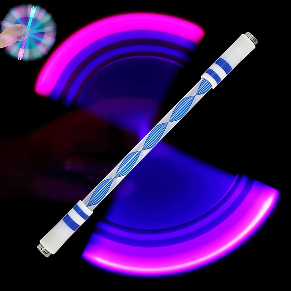 

Spinning Rotating Pen LED Rolling Finger Rotating Pen Anti Slip Coating Spinning Pen Resistant Fingertip Toy For Entertainment
