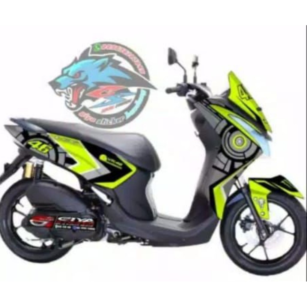 Stiker DECAL YAMAHA LEXI 125