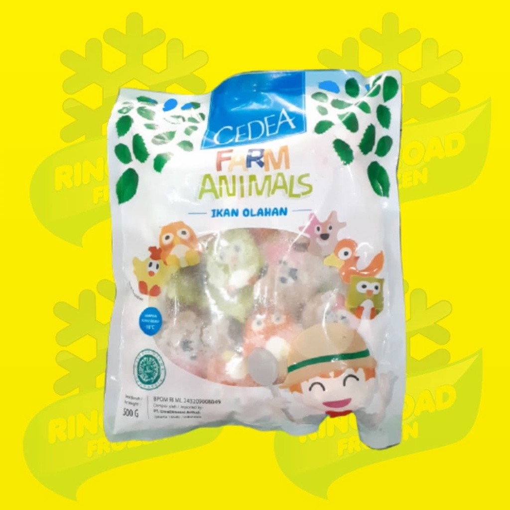 

CEDEA Farm Animals 500 gr - Bakso Ikan bentuk Hewan Ternak