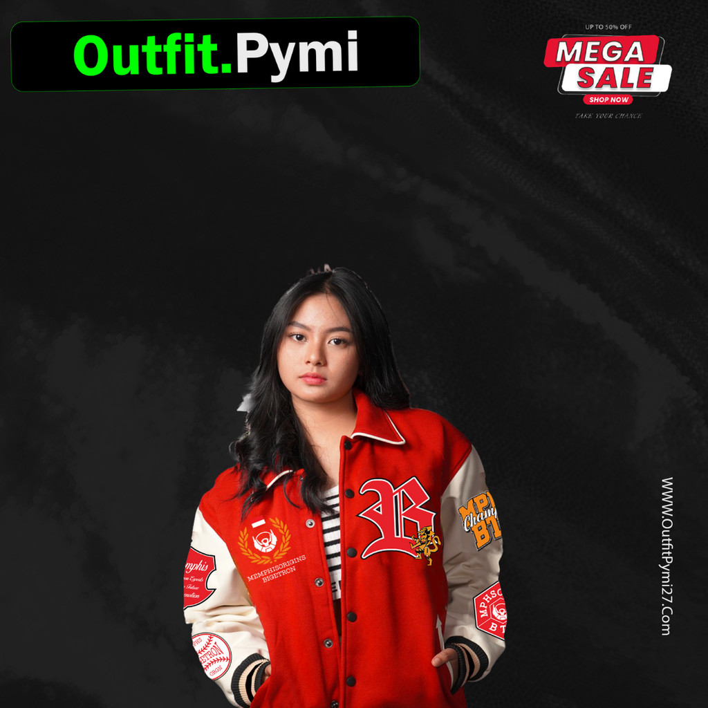 JAKET VARSITY BTR x MEMPHIS RETRO FUTURISTIC MPL S12 RRQ EVOS ONIC ALTER EGO ECHO BLACKLIST Oversize