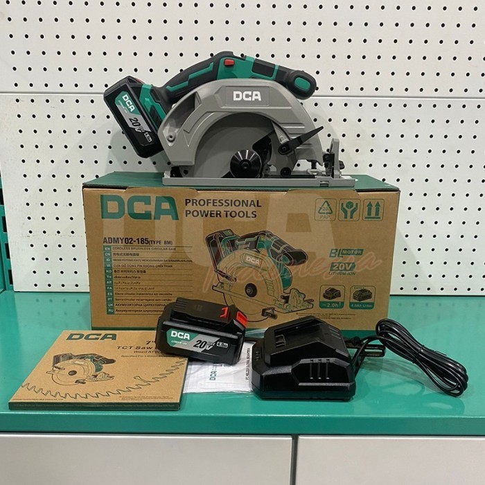 MESIN CIRCULAR SAW 20V ADMY02 - 185BM CORDLESS BRUSHLESS  DCA