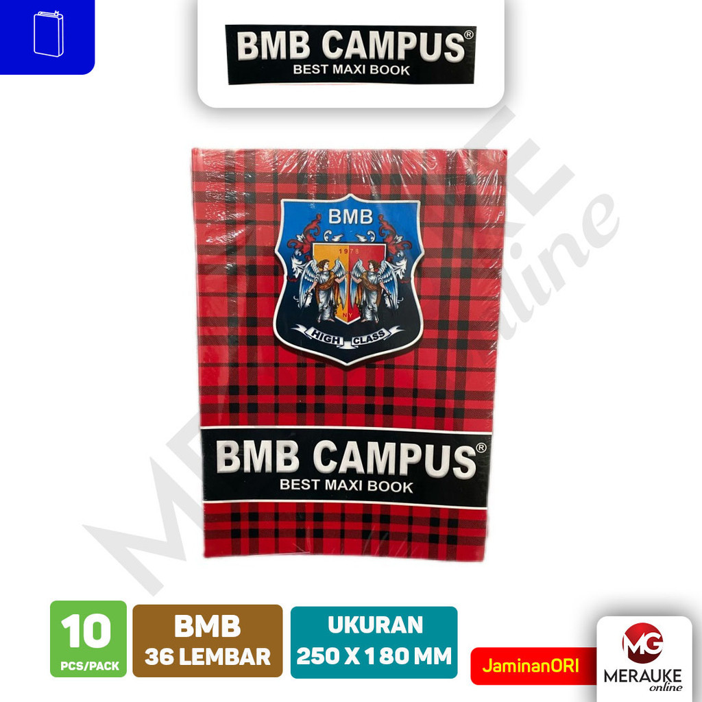 

Buku Tulis Boxy BMB 36 Lembar (1 Pack isi 10 Buku)