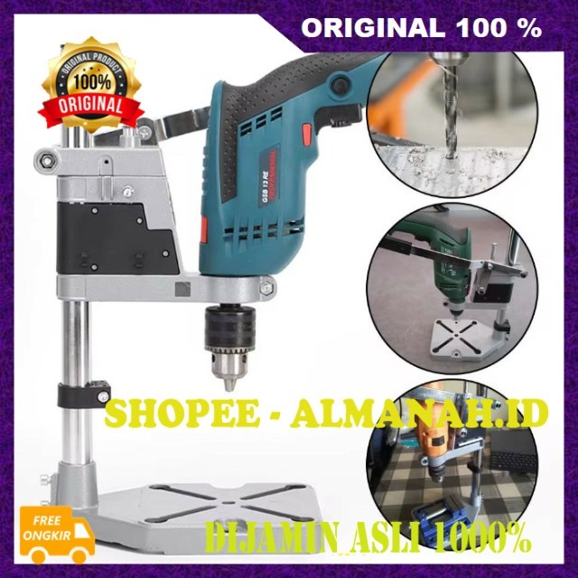 [BISA COD] Dudukan Bor Electric Dudukan Mesin Bor Tangan Menjadi Bor Duduk Stand Bor Tangan Dudukan 