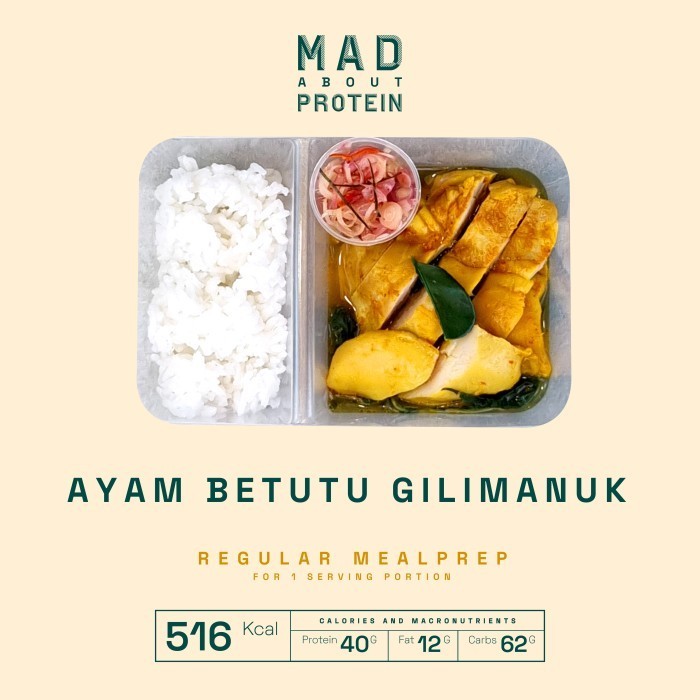 

[REG] Ayam Betutu Gilimanuk - MAD ABOUT PROTEIN Frozen Mealprep