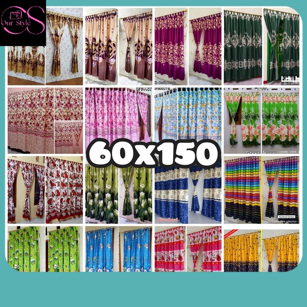 Gorden Termurah / GORDEN KARAKTER JENDELA | TIRAI GORDEN JENDELA KARAKTER MURAH DORAEMON HELLO KITTY