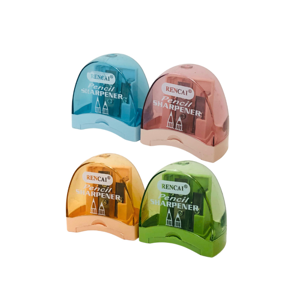 

Rautan 2 Lubang Impor RC-8125 Pencil Sharpener Warna Pastel Sleeper Peruncing Pensil - SATUAN SHESB