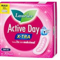 Laurier Active Day Maxi Non Wings Isi 30 Buah
