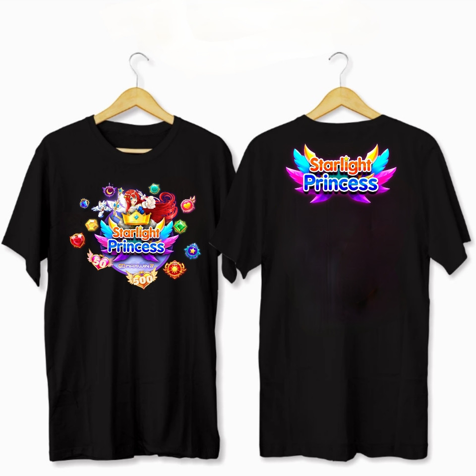 Kaos Depo Starlight Princess - Langsung Kirim Baju Depo Slot - Kaos Zeus Petir - T-shirt Depo dan Se