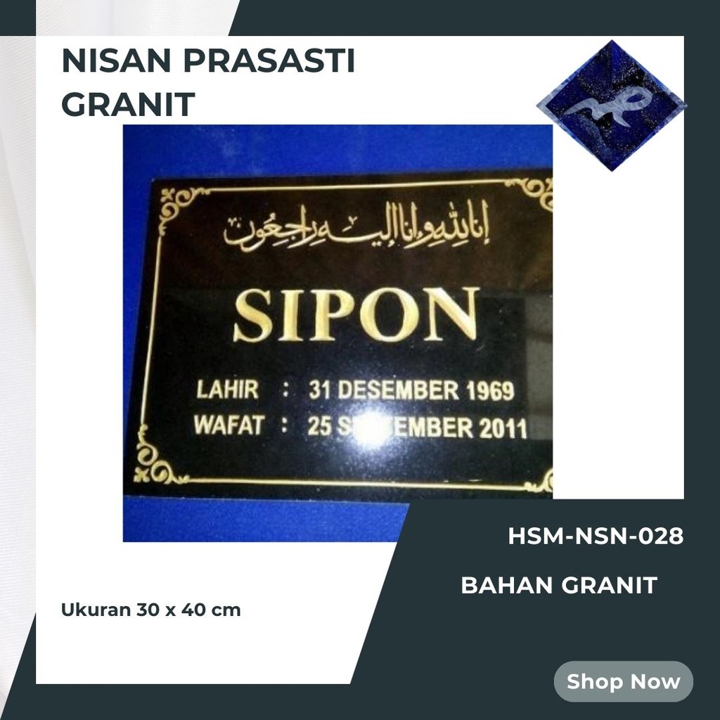 Nisan Prasasti Granit
