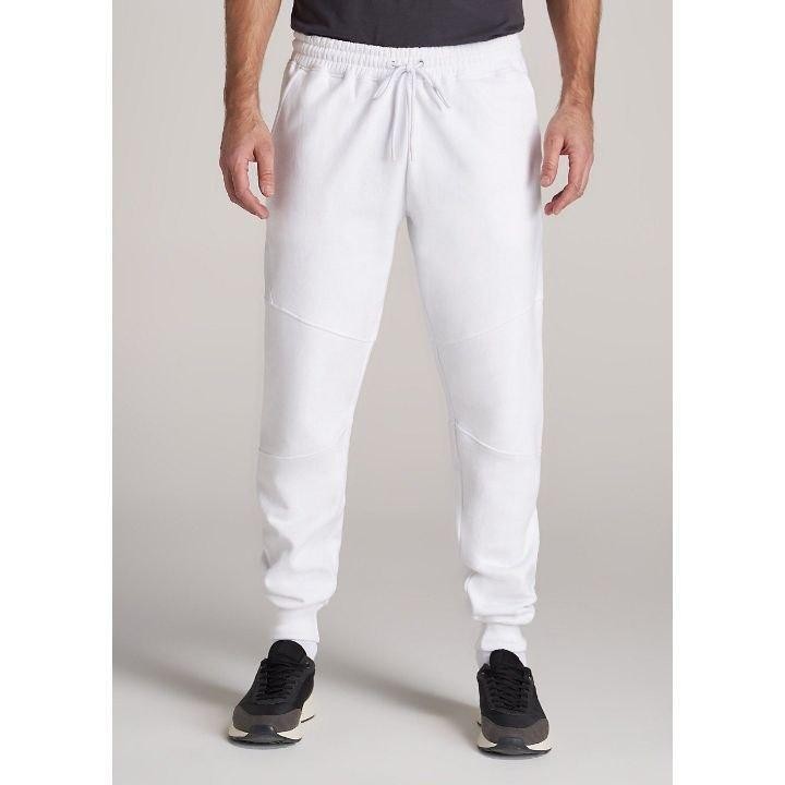 Celana Panjang pria Training Trening Jogger Putih Polos Agustusan kemerdekaan Size Jumbo L XL XXL La