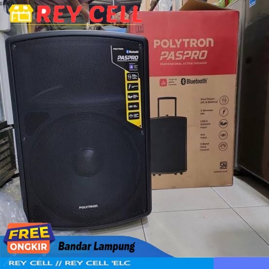 POLYTRON PASPRO 12F3 SPEAKER AKTIF PORTABLE PASPRO-12F3 PASPRO12F3