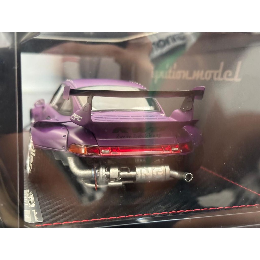 IG1958 Ignition model RWB 993 Matte Purple Rotana Low Wing 1:18