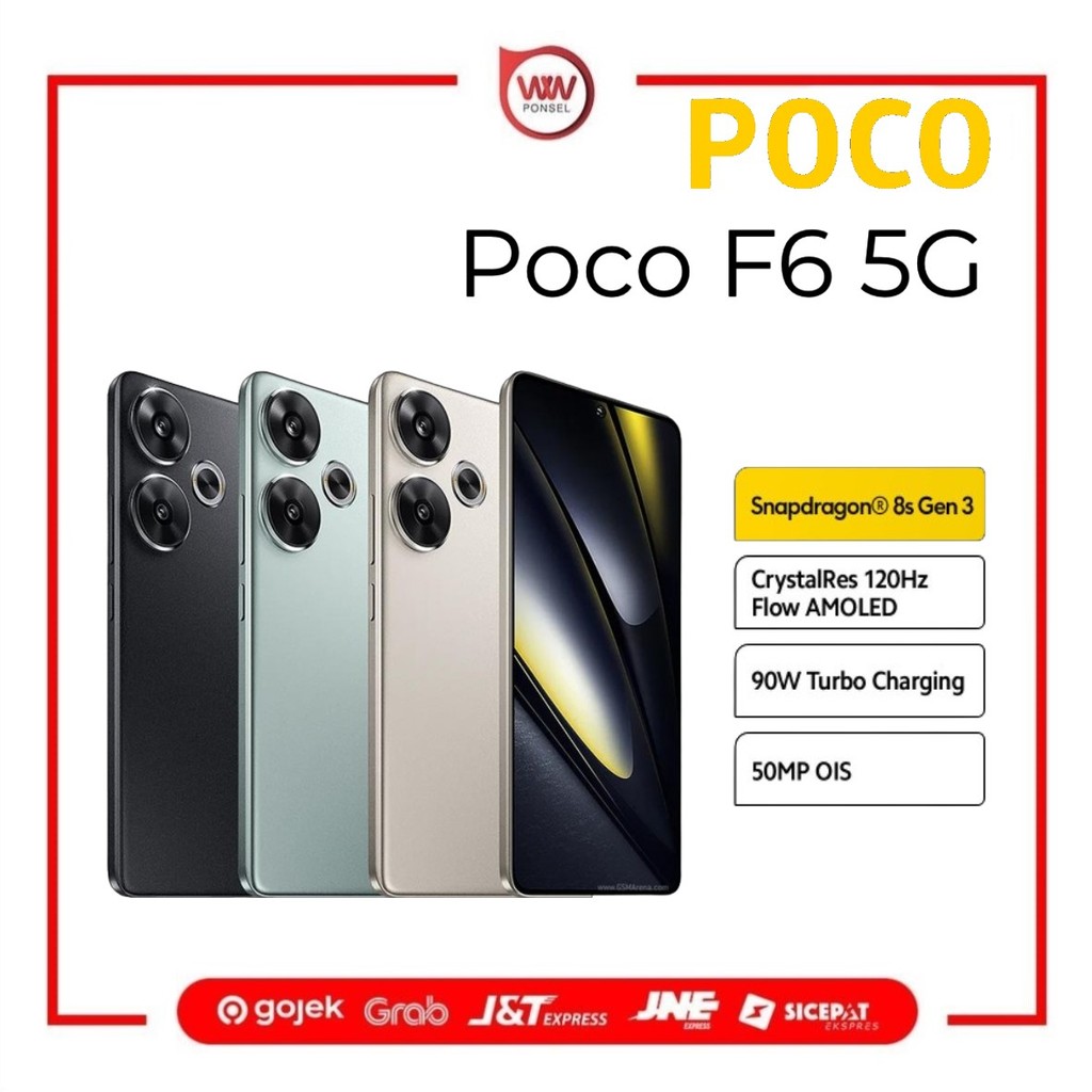 Hp Poco F6 5G Ram 8GB Internal 256GB Garansi Resmi