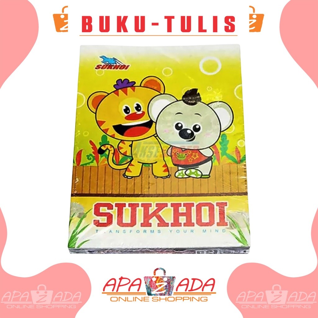 

Apazada - Buku Tulis Murah Motif Fancy 30 Lembar / Buku Tulis Satuan Murah Berkualitas Bisa Cod