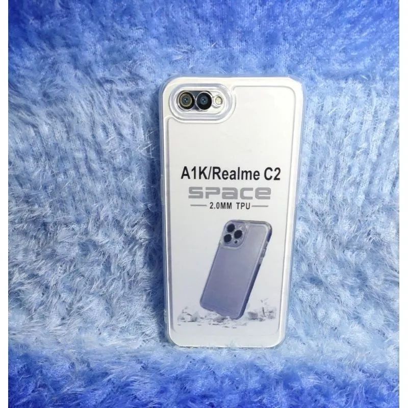 Soft Case Clear Oppo A1K / C2 Silikon Casing TPU Bening Transparan Pro Camera [SF]