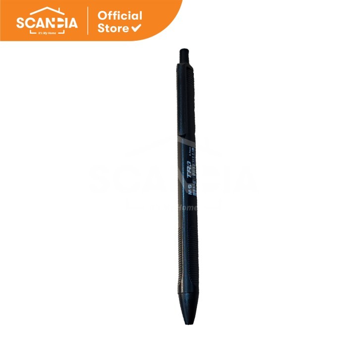 

SCANDIA Pulpen Smooth Semi Gel Ball Pen Black 0.7mm (ABPW3072)