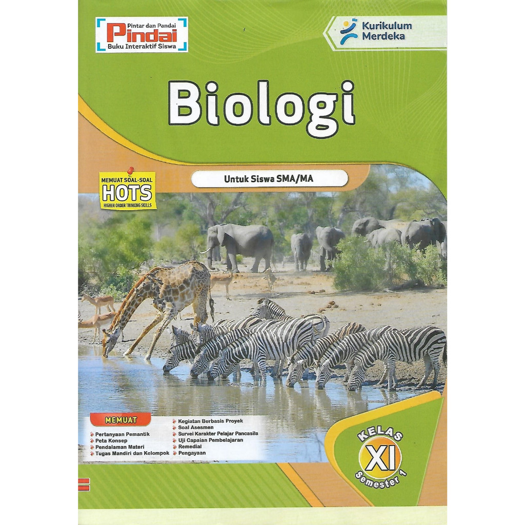 

Buku LKS Biologi kurikulum Merdeka Kelas 11 SMA/MA Semester 1