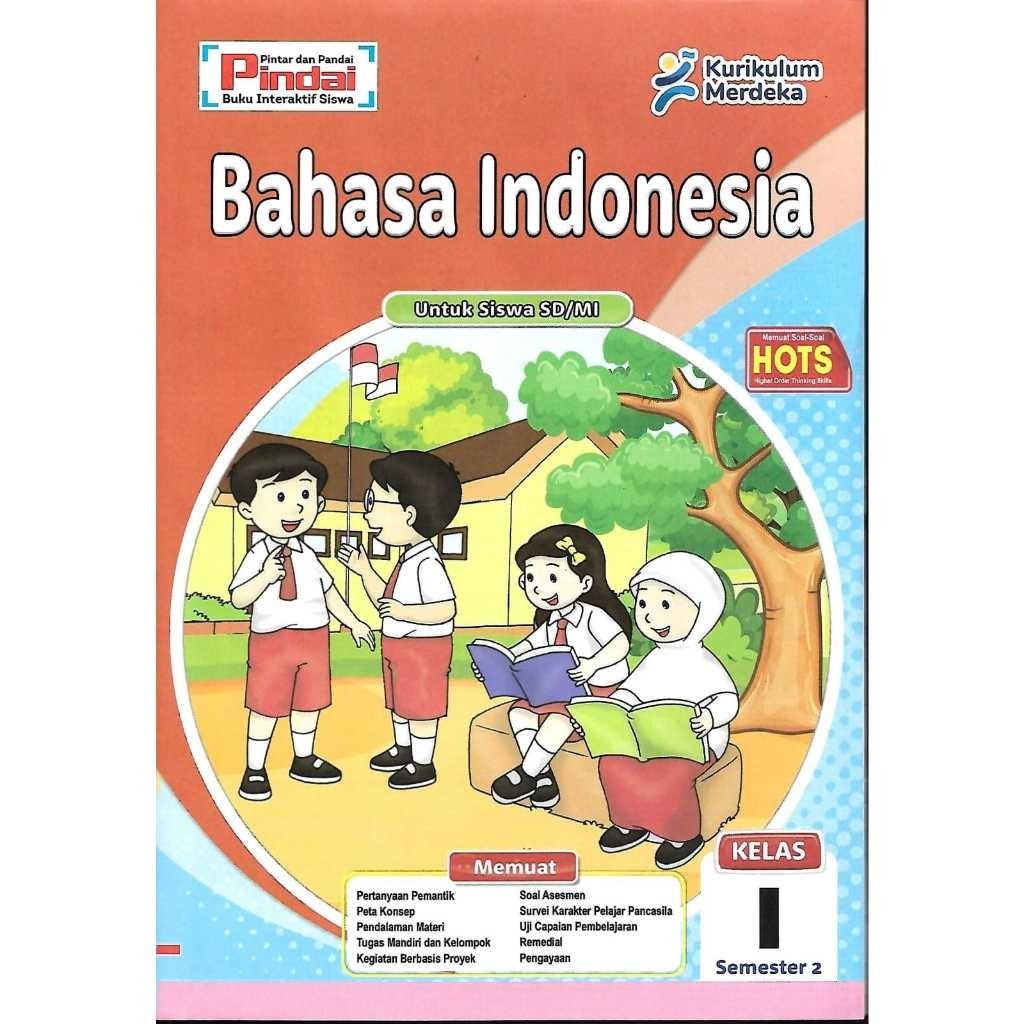 

Buku LKS Bahasa Indonesia kurikulum Merdeka Kelas 1 SD/MI Semester 2