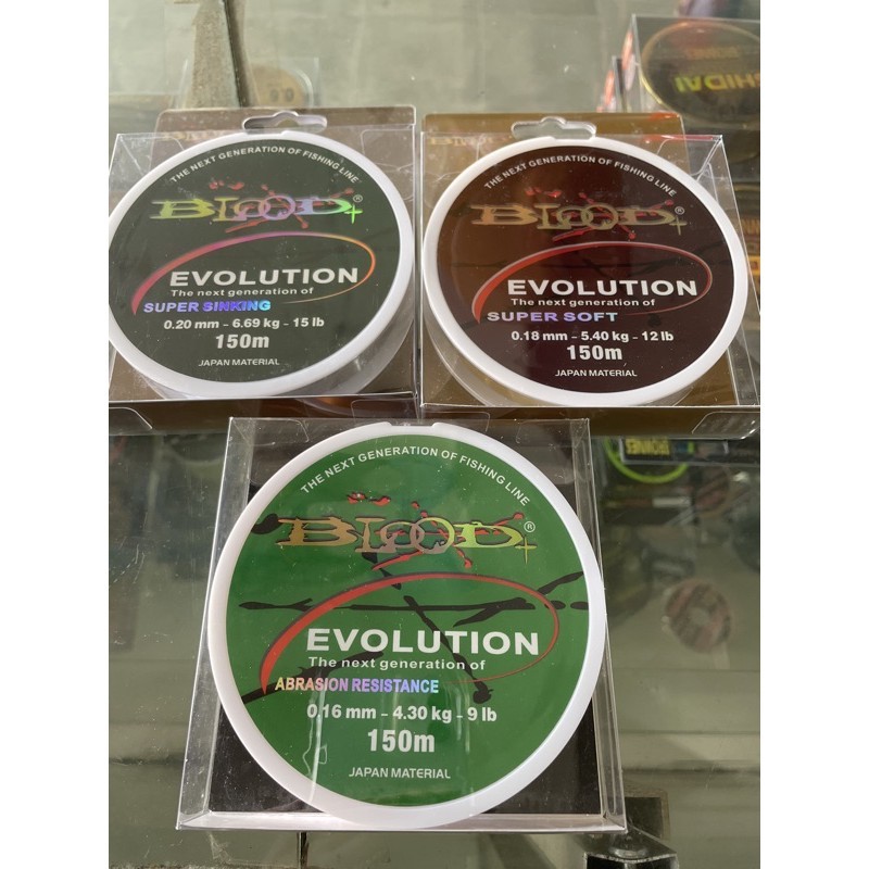 blood evolution senar pancing 150 m random