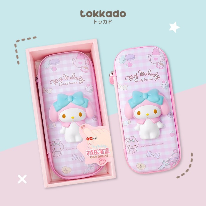 

BEST TOKKADO Sanrio Squishy Pencil Case Original Kotak Pensil Anak Lucu - My Melody