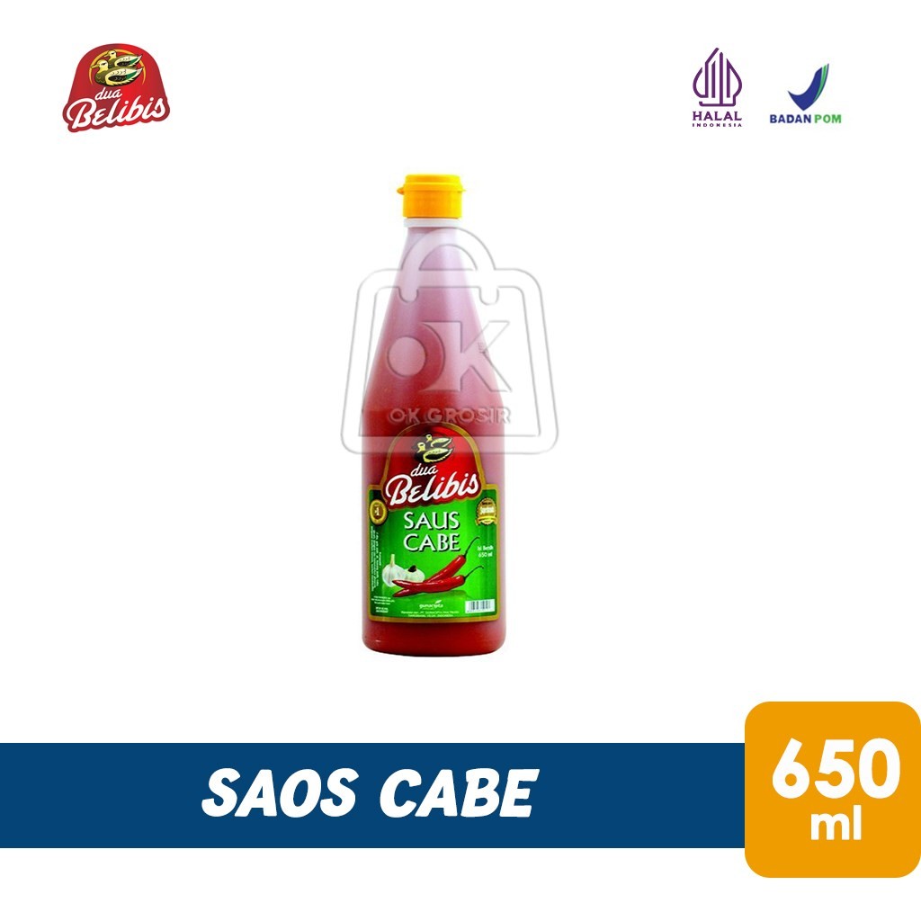 

Saos Cabe Dua Belibis / Saus Sambal (Botol 650ml)