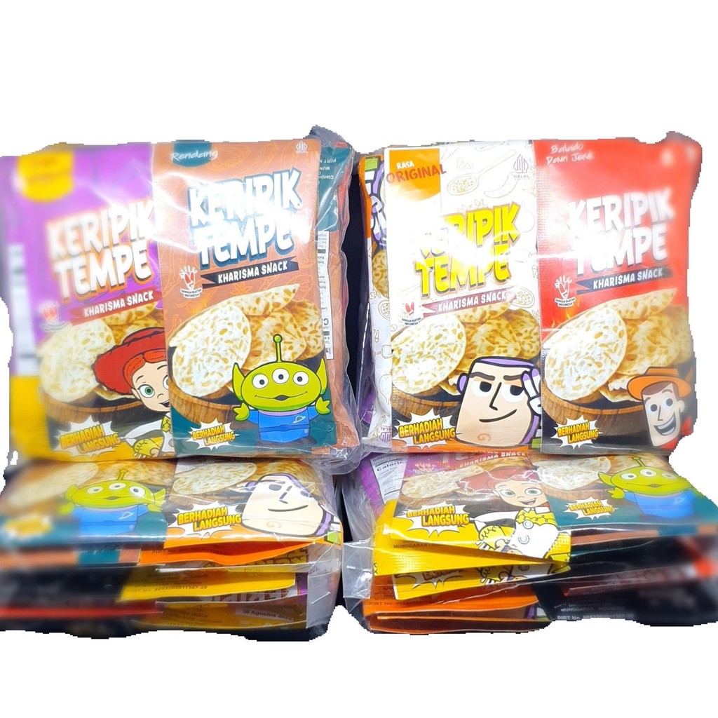 

Keripik Kripik Tempe Sagu Oven Mini Spesial 1 Bungkus isi 10 pcs - Banyak Rasa