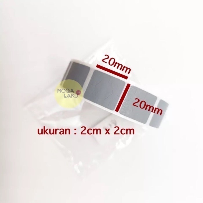 

Andma Scratch label gosok 2x2 cm - isi 100 label